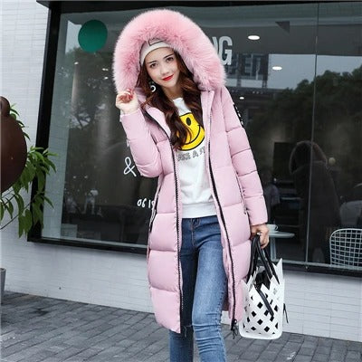 Doudoune Femme Hiver Élégante avec Capuche