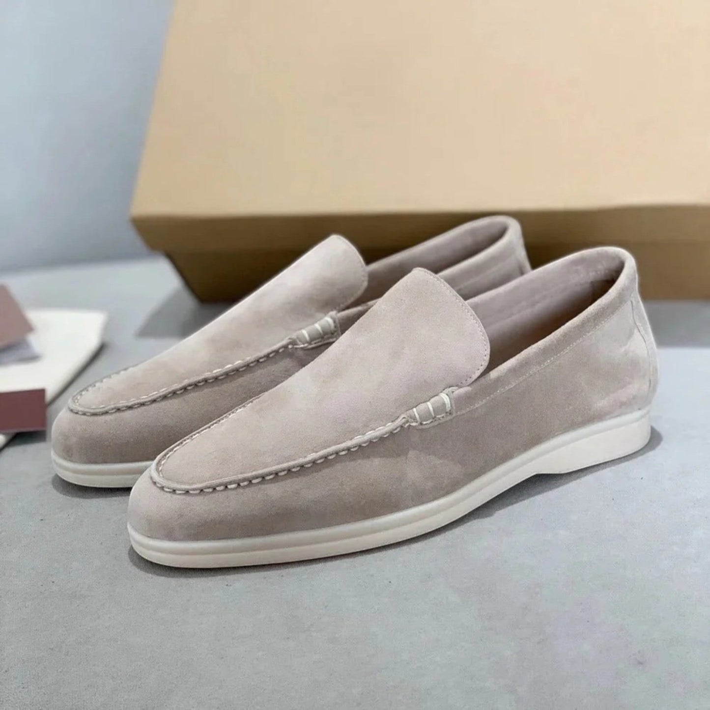 Mocassins Homme Suède Chic et Confortables