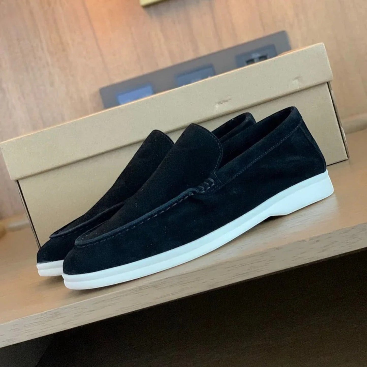Mocassins Homme Suède Chic et Confortables