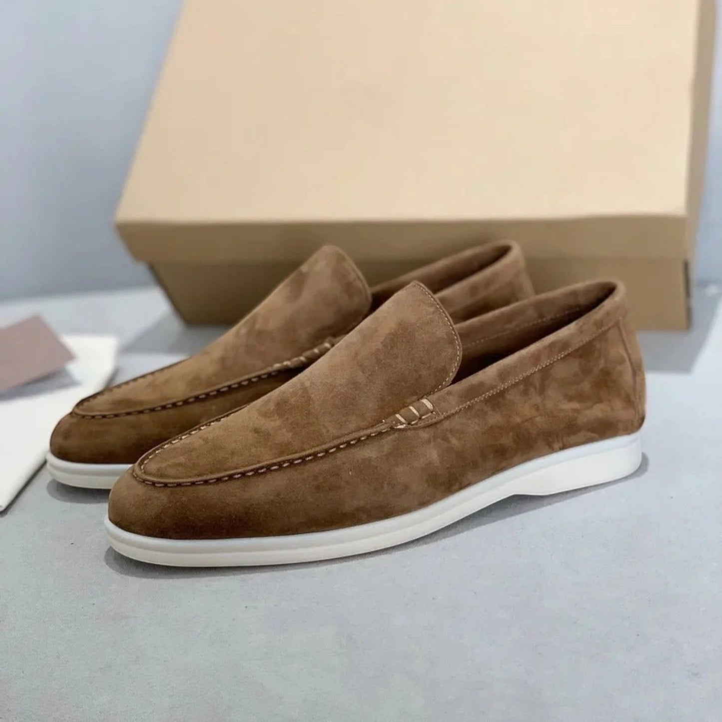 Mocassins Homme Suède Chic et Confortables