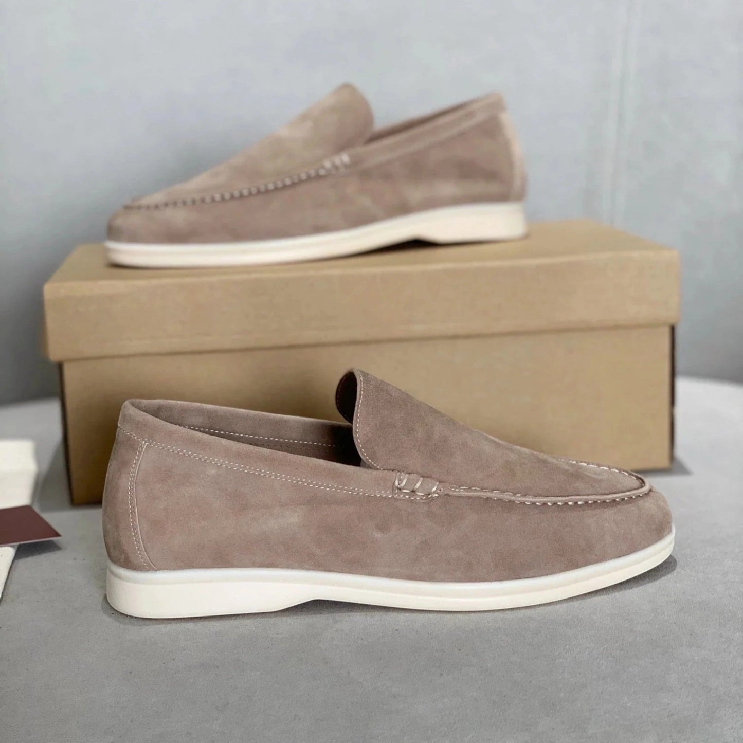 Mocassins Homme Suède Chic et Confortables