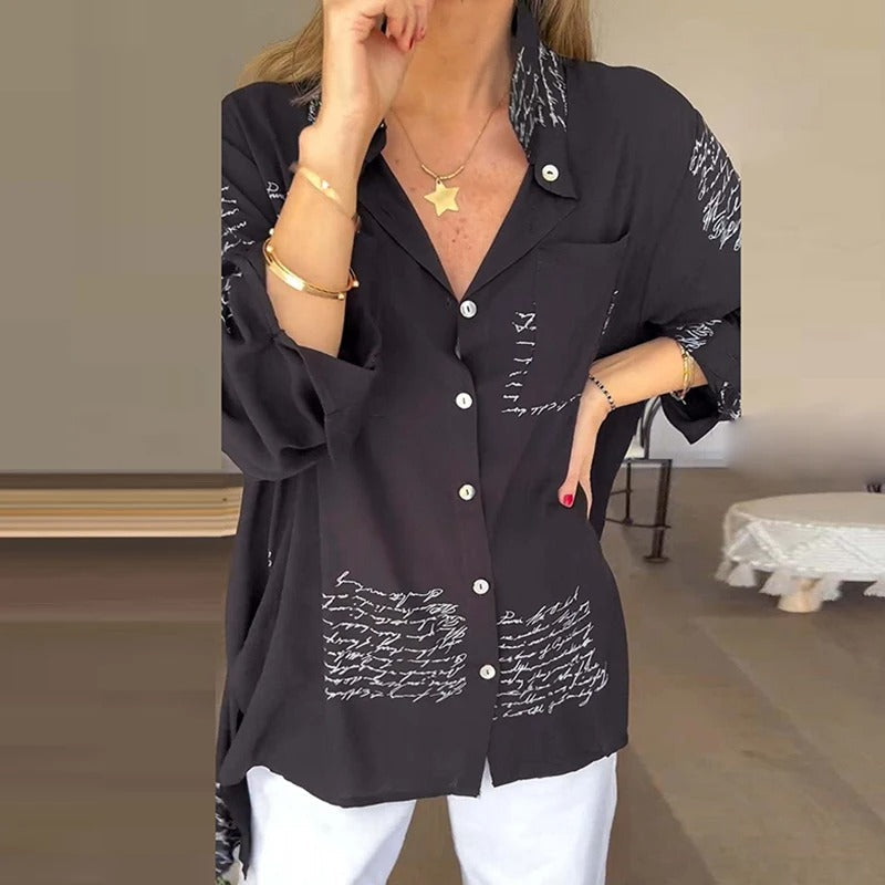 Chemisier féminin en coton pour femme | Manches courtes - LuxeStyle