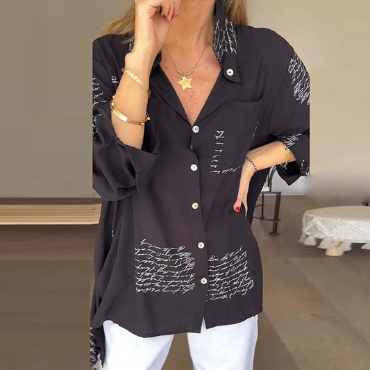 Chemisier féminin en coton pour femme | Manches courtes - LuxeStyle