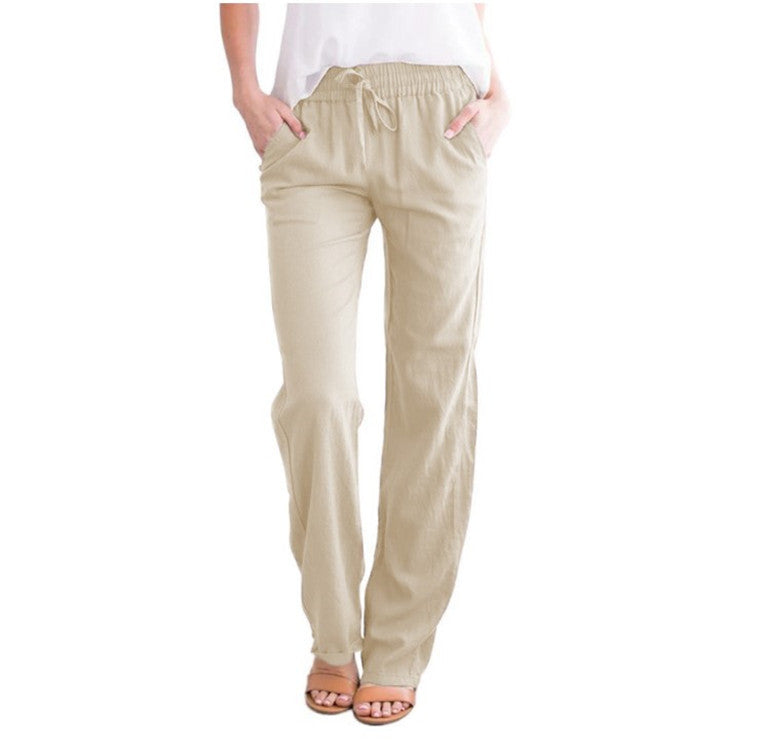 Pantalon femme décontracté et léger pour travail - LuxeStyle