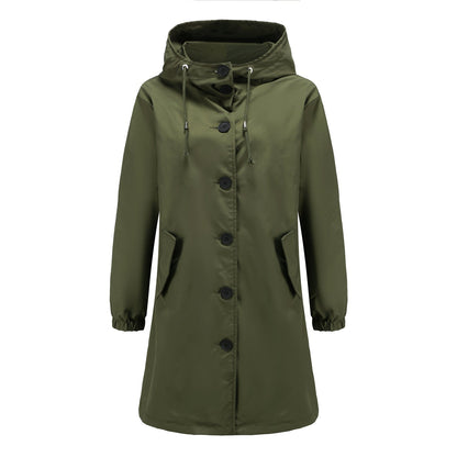 Veste De Pluie À Capuche Pour Femme | Classique