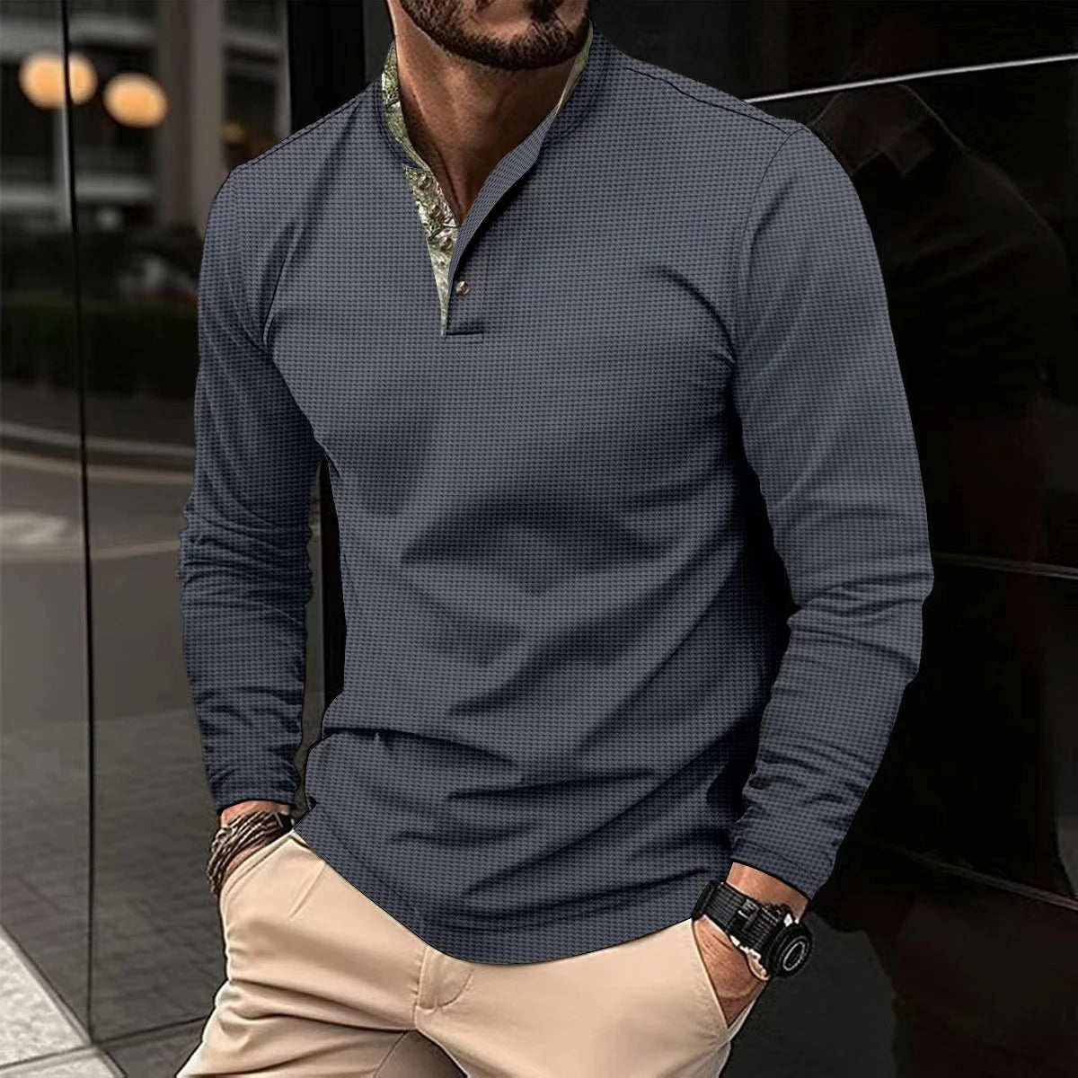 Polo Homme Classique Manches Longues