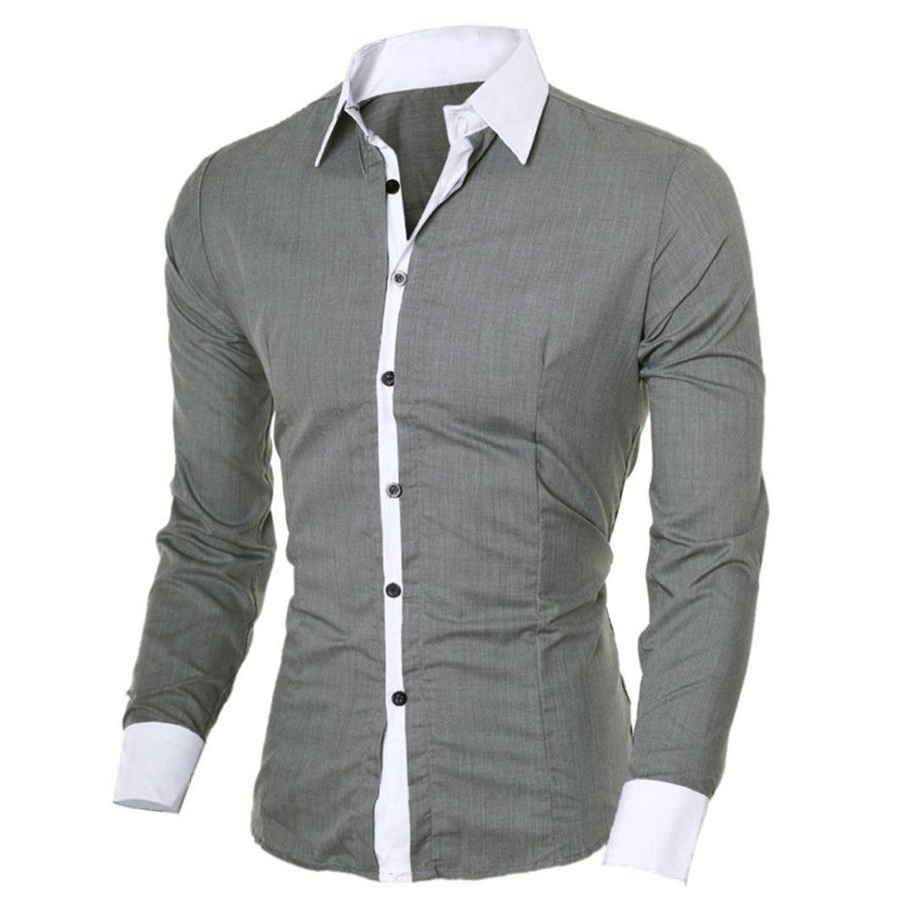 Chemise Homme Hiver Manches Longues Élégante