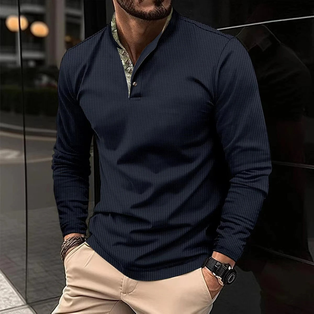 Polo Homme Classique Manches Longues