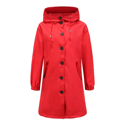 Veste De Pluie À Capuche Pour Femme | Classique