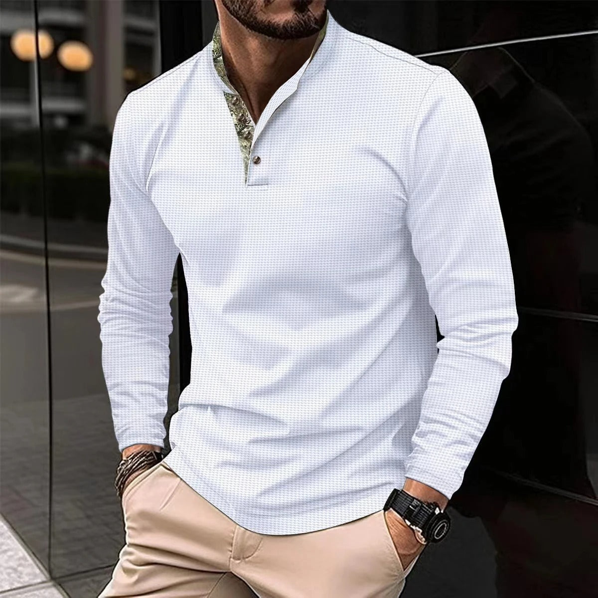 Polo Homme Classique Manches Longues