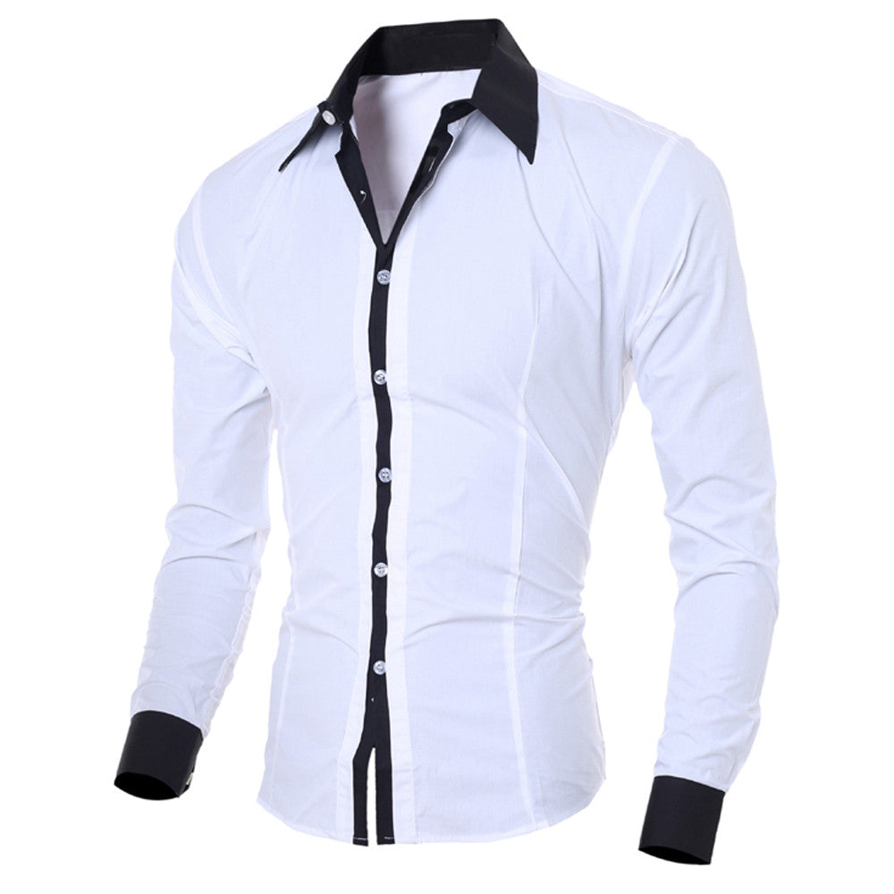 Chemise Homme Hiver Manches Longues Élégante