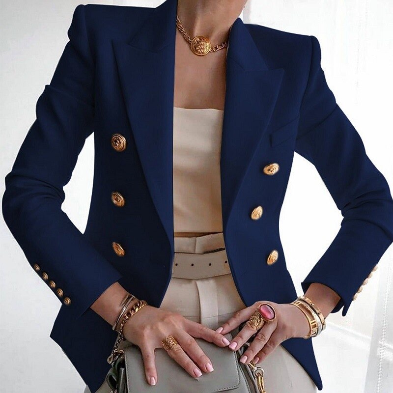 Veste Femme Stylish – Blazer Confort en Tissu de Luxe pour Look Raffiné
