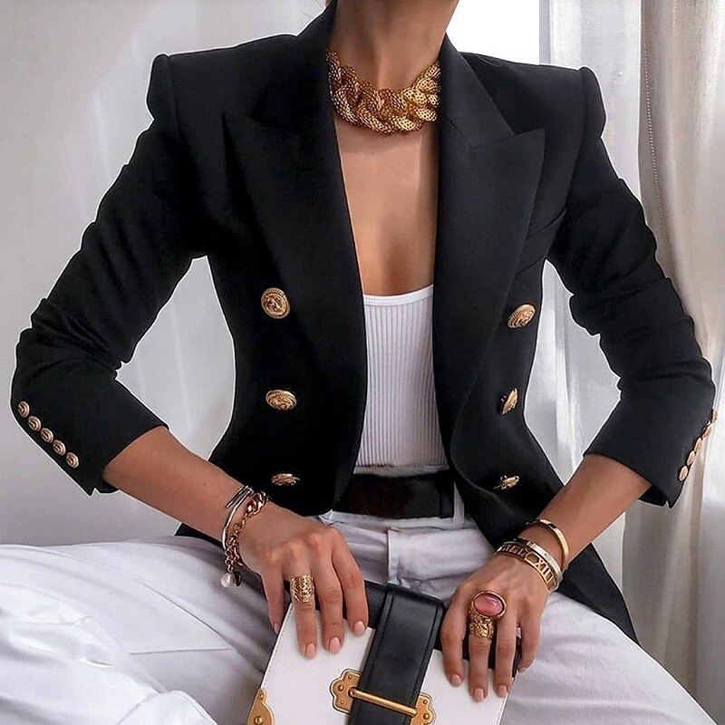 Blazer Élégant Femme Hiver - LuxeStyle