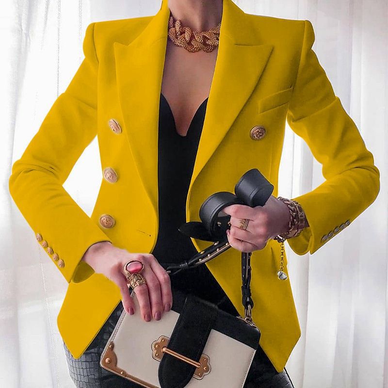 Blazer Élégant Femme Hiver