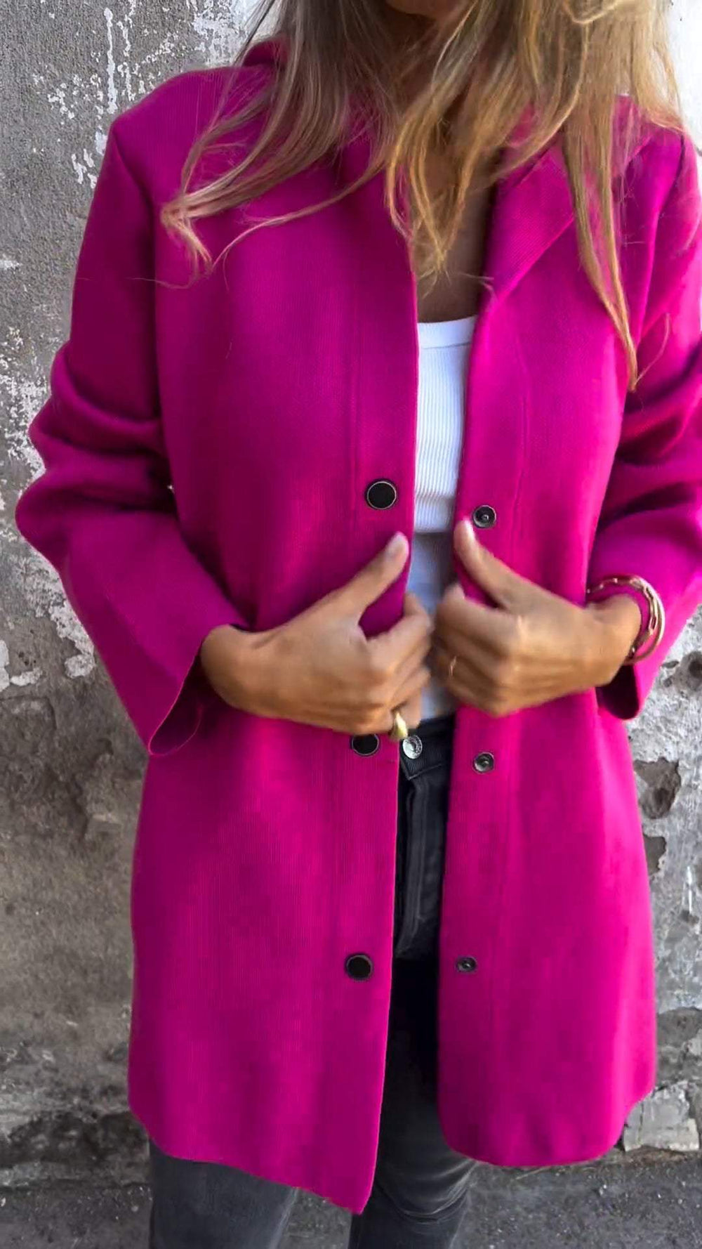 Parka Femme Grise Capuche Boutons