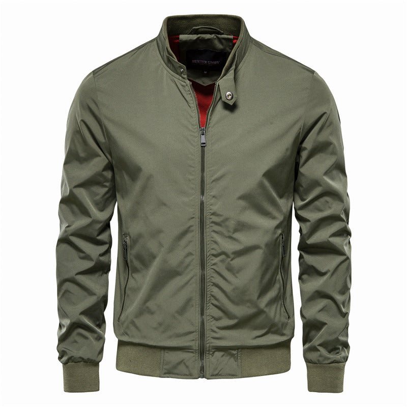 Veste Homme Hiver – Doudoune Élégante et Légère avec Col Montant