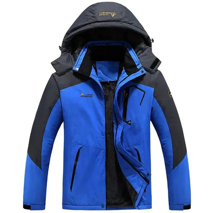 Veste Homme Hiver Doublée Polaire Étanche