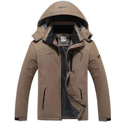 Veste Homme Hiver Doublée Polaire Étanche