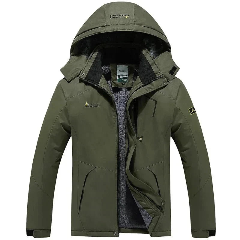Veste Homme Hiver Doublée Polaire Étanche