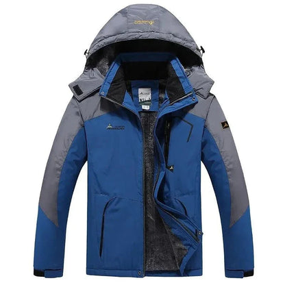 Veste Homme Hiver Doublée Polaire Étanche
