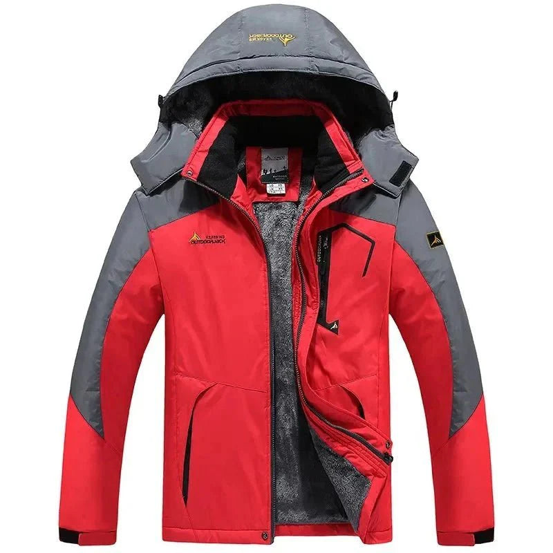 Veste Homme Hiver Doublée Polaire Étanche