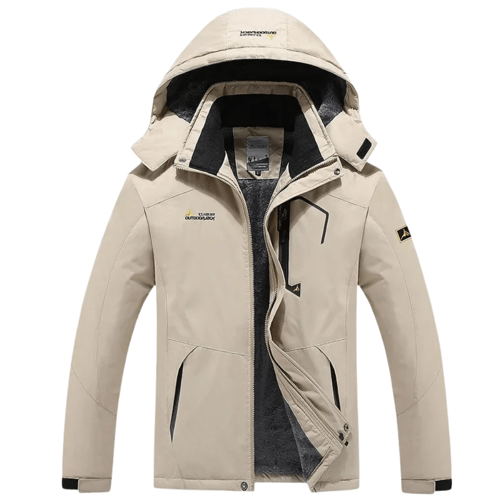 Veste Homme Hiver Doublée Polaire Étanche