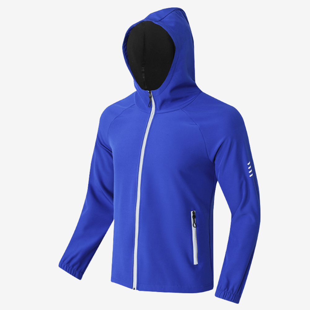 Veste à capuche sport zippée homme