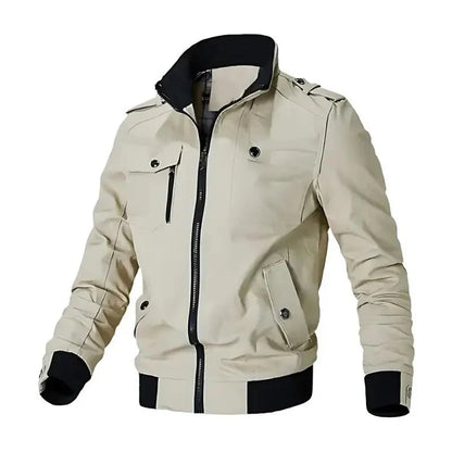 Veste imperméable en coton robuste