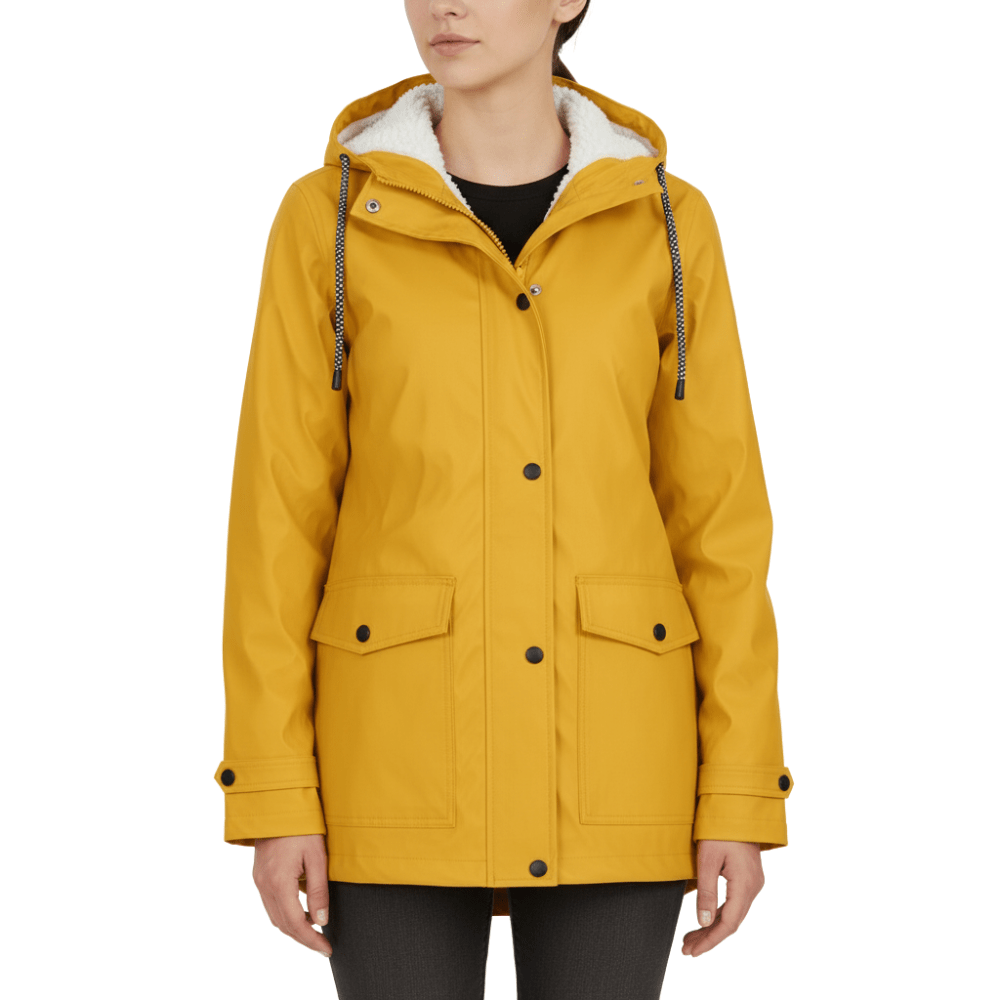 Veste de pluie étanche pour femme avec capuche