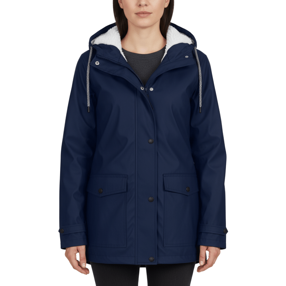 Veste de pluie étanche pour femme avec capuche