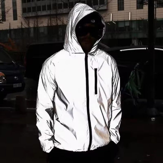 Veste de pluie réfléchissante pour randonnée - luxestyle
