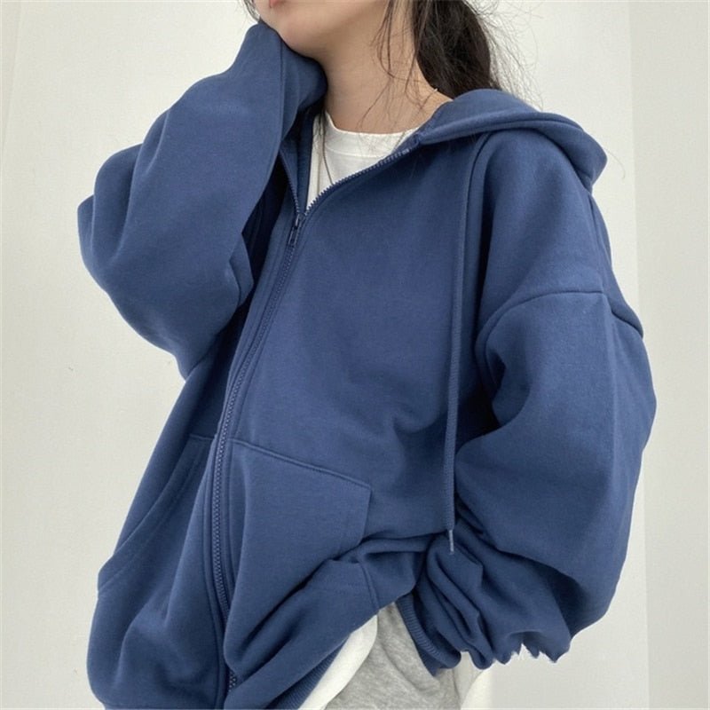Veste Femme Oversize Chic avec Poches, Confort et Élégance - LuxeStyle