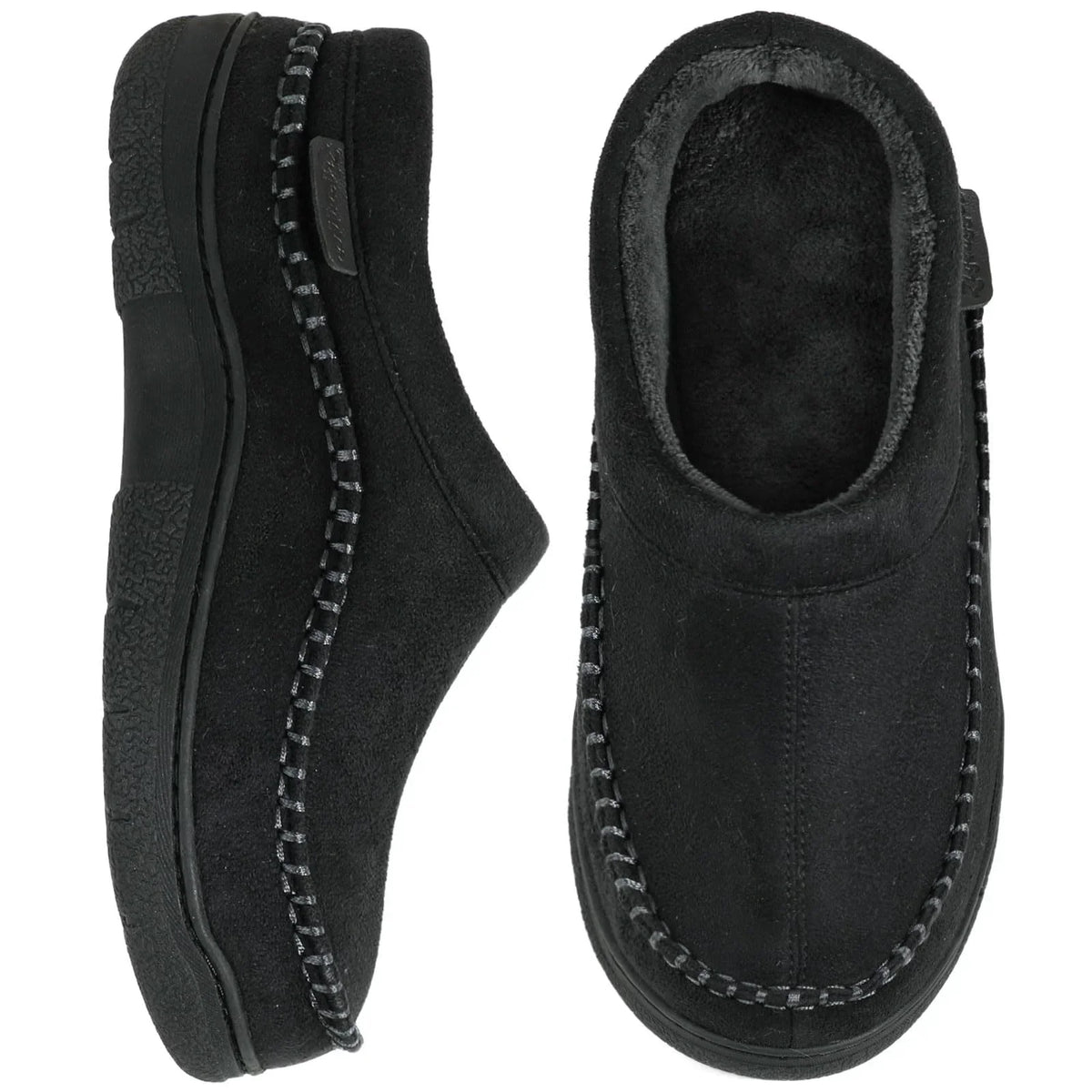 Chaussons Homme Confort - Pantoufles Douillettes avec Semelle Grip