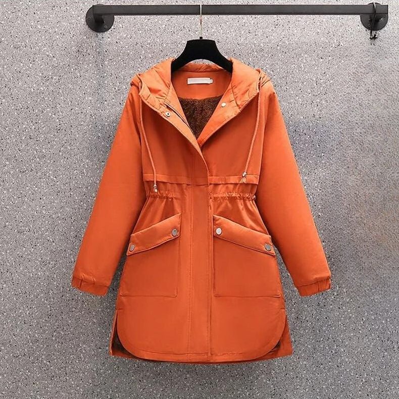 Manteau Femme Élégant avec Capuche pour Hiver - LuxeStyle
