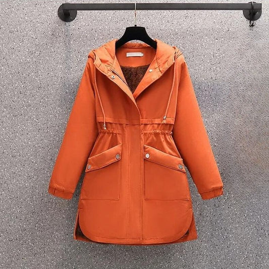 Manteau Femme Élégant avec Capuche pour Hiver - LuxeStyle