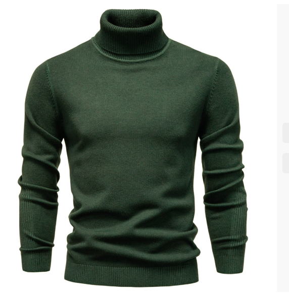 Pull Homme Col Roulé Élégant Chaud - LuxeStyle