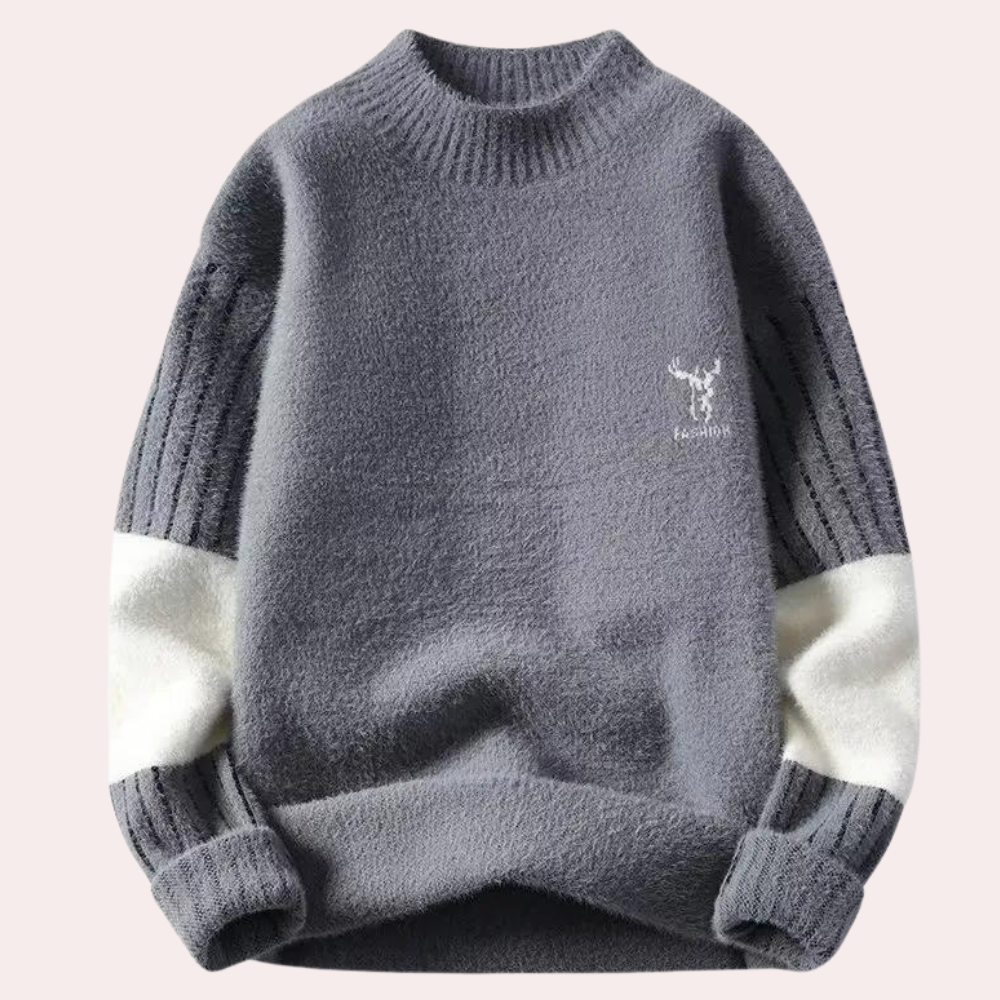 VINCENT - Pull en Tricot Moderne pour Hommes