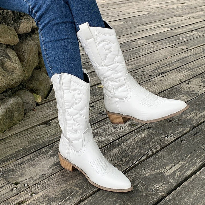 Bottes cowboy femme élégante western