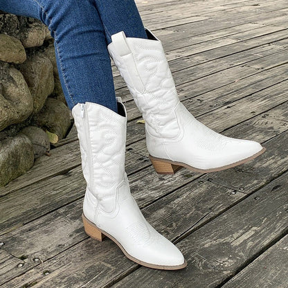 Bottes cowboy femme élégante western