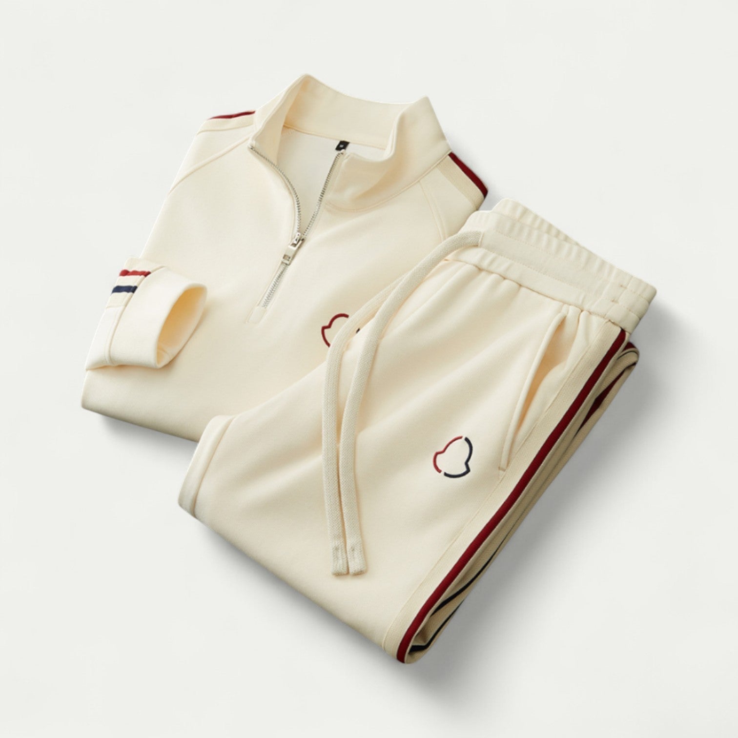 Survêtement Homme Confortable Haut Zippé Pantalon Élastique - LuxeStyle