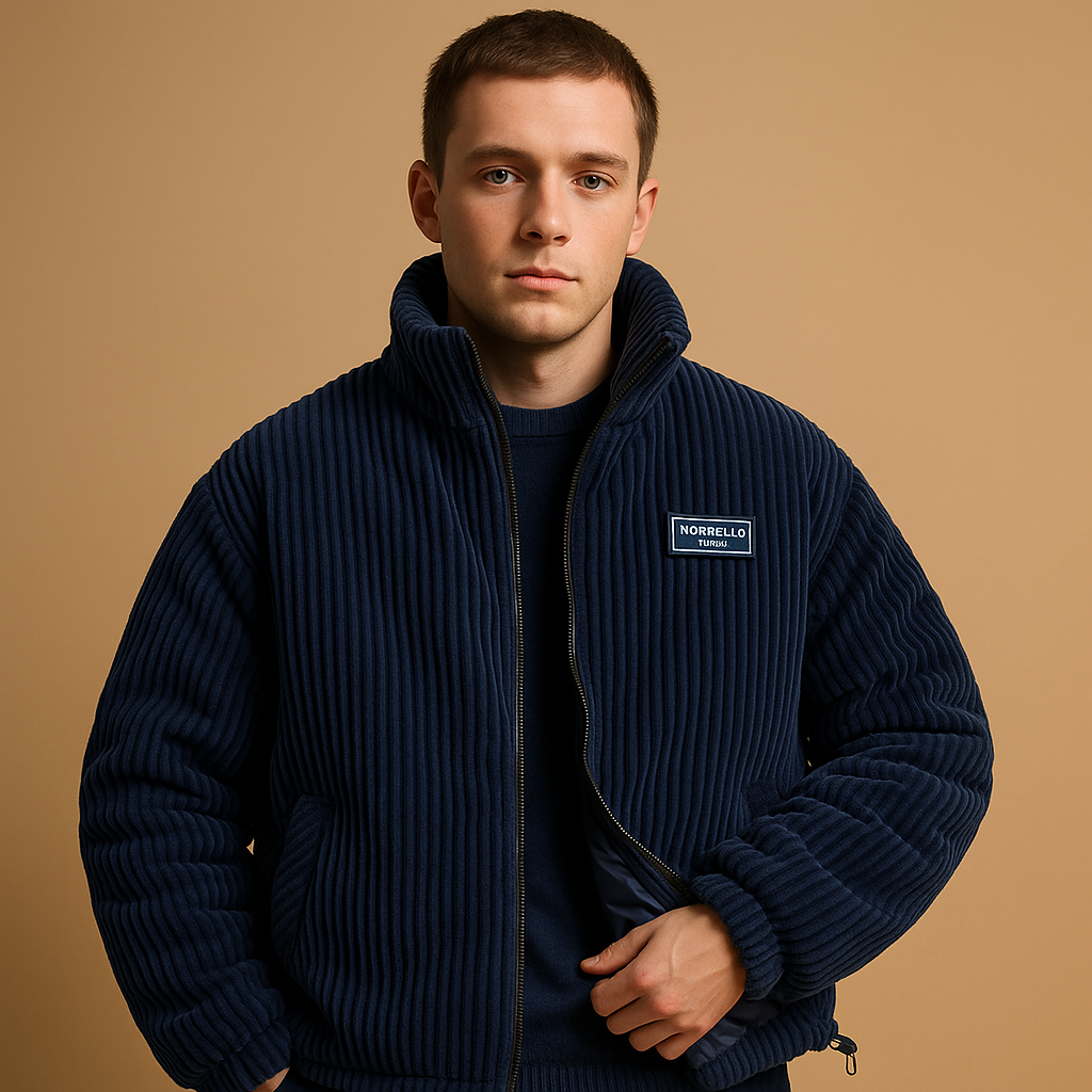 Veste Hiver Douillette pour Homme - Coupe Relâchée et Confortable