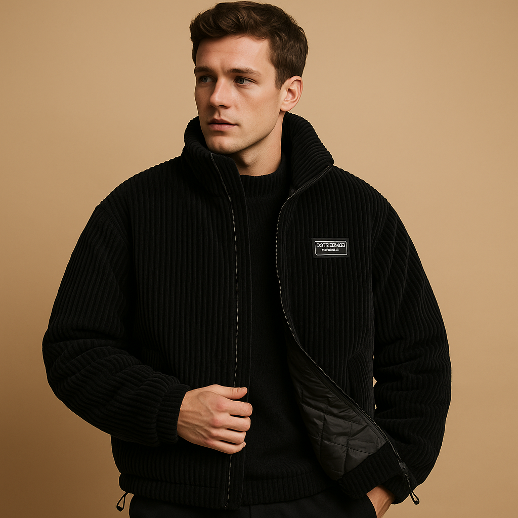 Veste Hiver Douillette pour Homme - Coupe Relâchée et Confortable - LuxeStyle