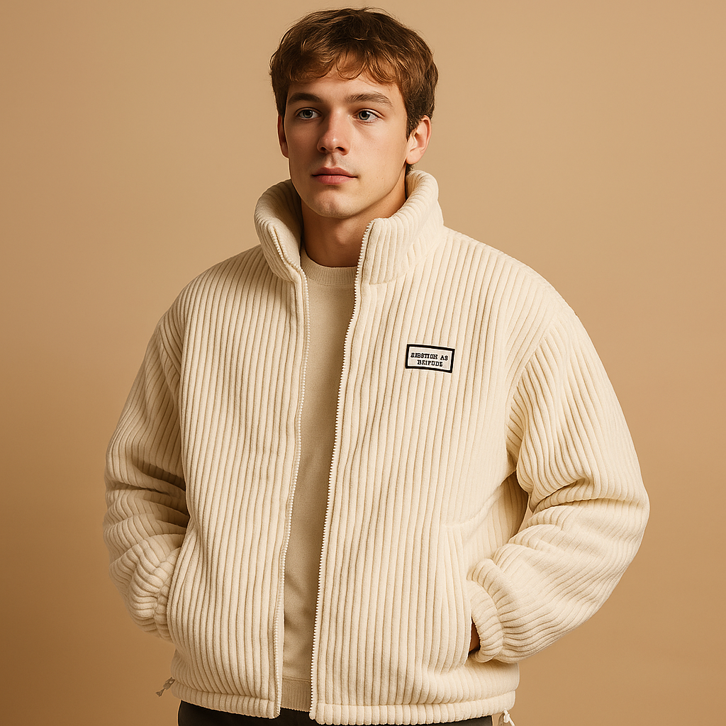 Veste Hiver Douillette pour Homme - Coupe Relâchée et Confortable