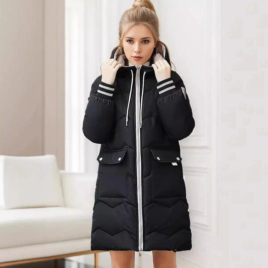 Veste à capuche douce et élégante pour femme - LuxeStyle