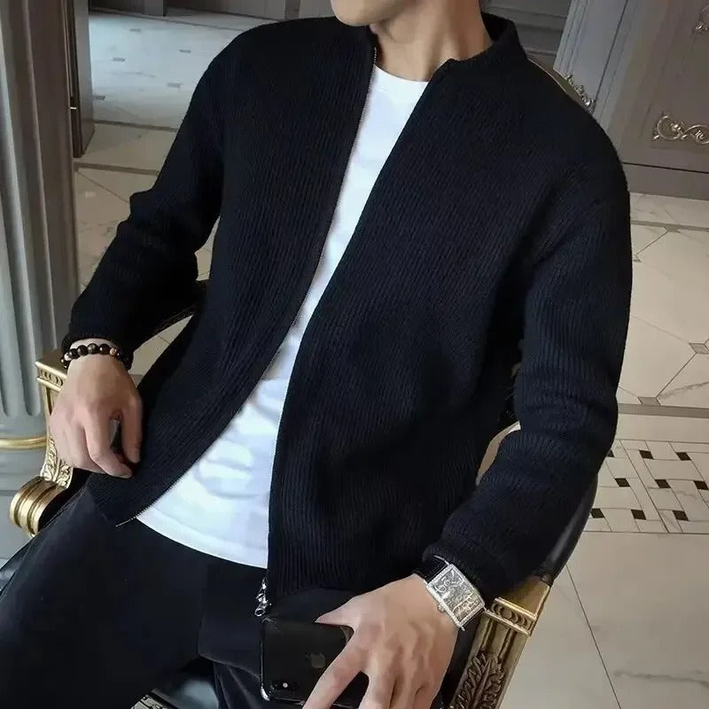 Gilet Homme Hiver – Veste Zippée Douillette & Chic - LuxeStyle