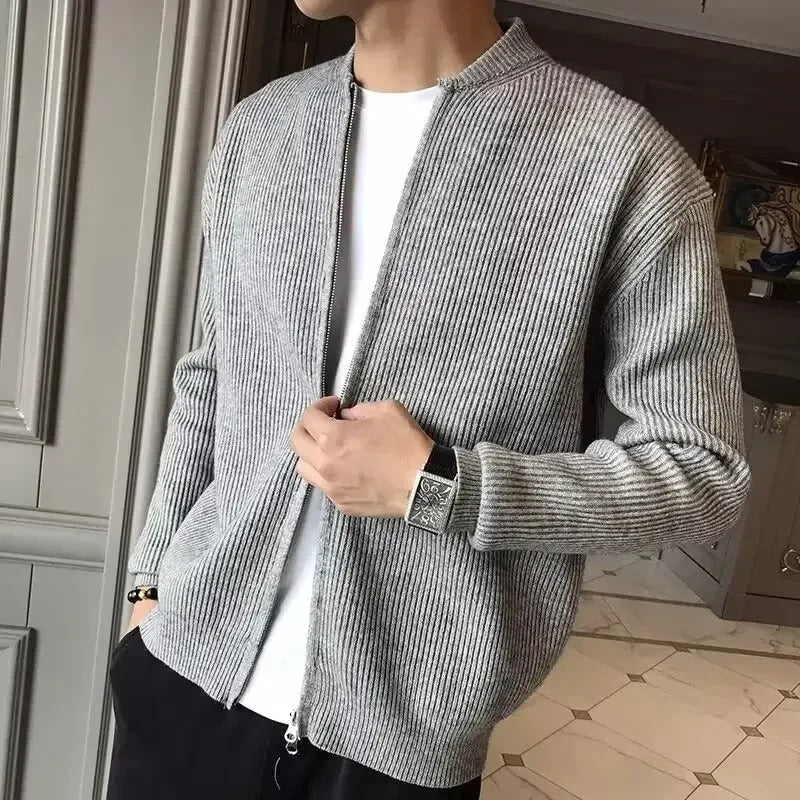 Gilet Homme Hiver – Veste Zippée Douillette & Chic