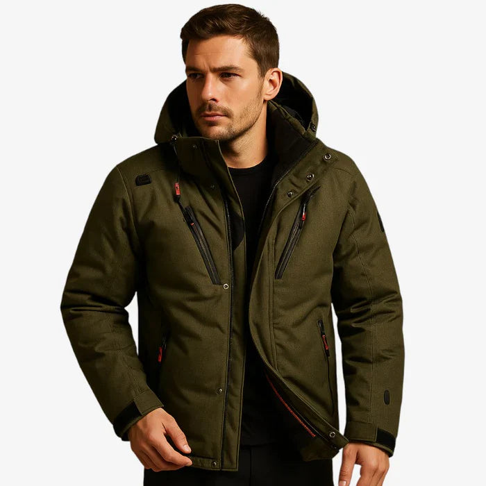 Veste Hiver Capuche Amovible avec Poches