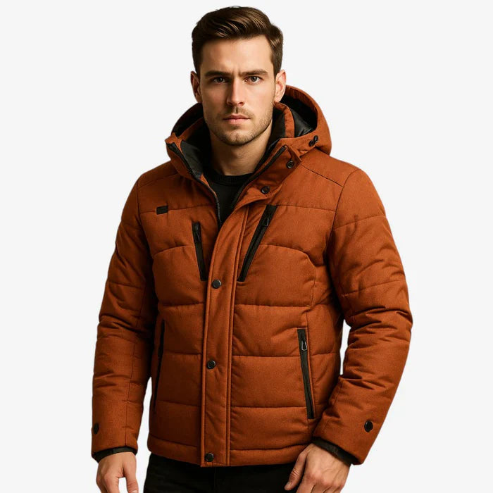Veste Hiver Capuche Amovible avec Poches - LuxeStyle