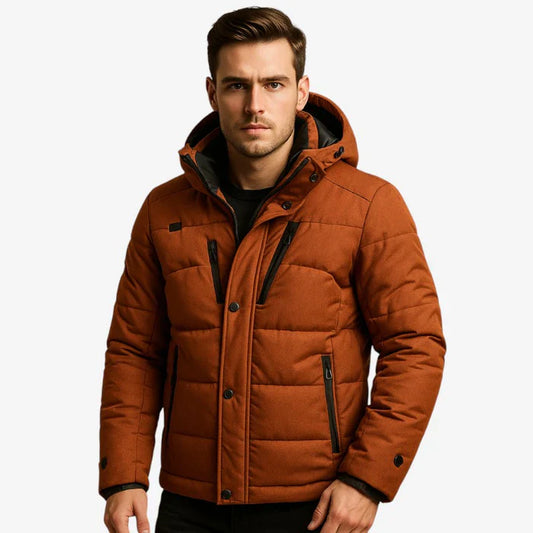 Veste Hiver Capuche Amovible avec Poches - LuxeStyle
