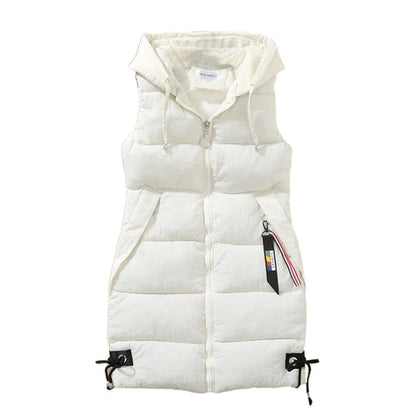 Veste mode décontractée sans manches poches zippées